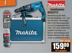 V Baumarkt Makita Kombihammer HR2631FT13 Angebot