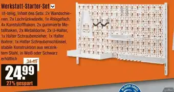 V Baumarkt Werkstatt-Starter-Set Angebot