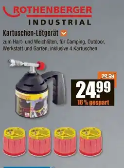 V Baumarkt ROTHENBERGER INDUSTRIAL Kartuschen-Lötgerät Angebot