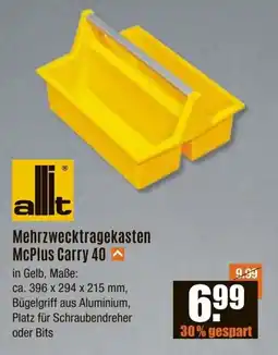 V Baumarkt allit Mehrzwecktragekasten McPlus Carry 40 Angebot