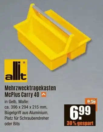 V Baumarkt allit Mehrzwecktragekasten McPlus Carry 40 Angebot