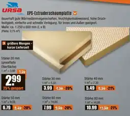V Baumarkt URSA XPS-Extruderschaumplatte Angebot
