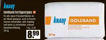 V Baumarkt KNAUF Goldband Fertigputzgips Angebot