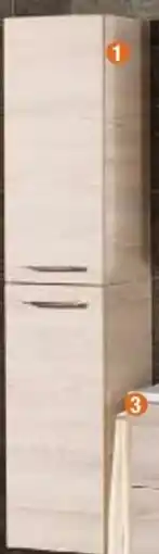 V Baumarkt FACKELMANN Hochschrank 2-türig Angebot