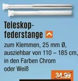 V Baumarkt Teleskop- federstange Angebot