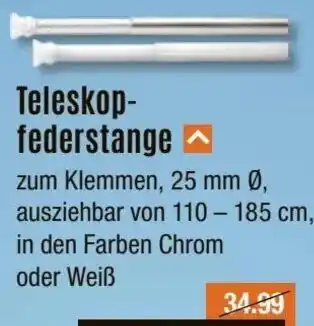 V Baumarkt Teleskop- federstange Angebot