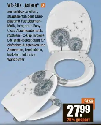 V Baumarkt WENKO WC-Sitz,,Astera" Angebot