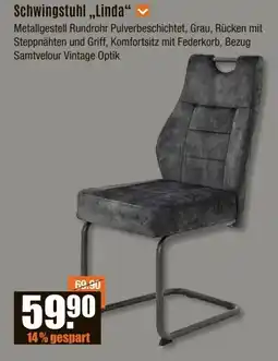 V Baumarkt Schwingstuhl Linda" Angebot