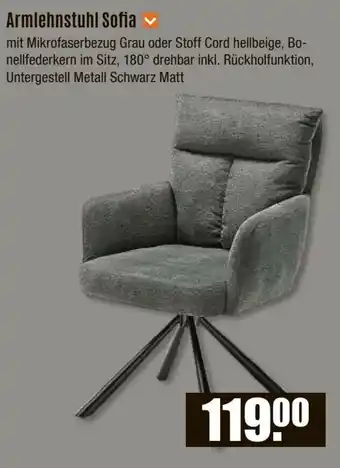 V Baumarkt Armlehnstuhl Sofia Angebot