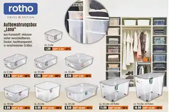 V Baumarkt rotho Aufbewahrungsbox ,,Lona“ Angebot