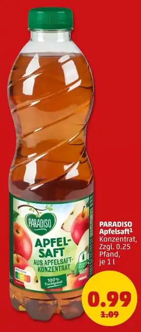 PENNY PARADISO Apfelsaft Angebot
