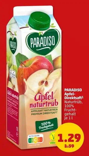 PENNY PARADISO Apfel- Direktsaft Angebot