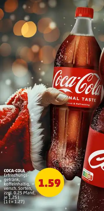 PENNY COCA-COLA Erfrischungs- getränk Angebot