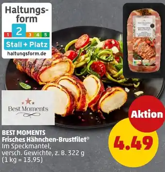 PENNY BEST MOMENTS Frisches Hähnchen-Brustfilet Angebot