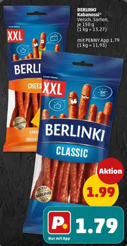 PENNY BERLINKI Kabanossi Angebot