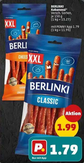 PENNY BERLINKI Kabanossi Angebot