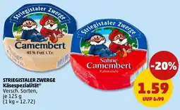 PENNY STRIEGISTALER ZWERGE Käsespezialität Angebot