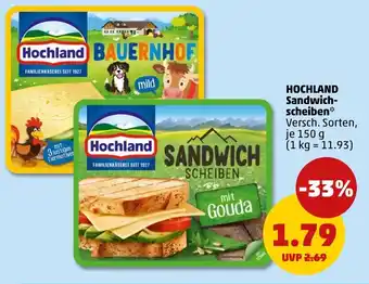 PENNY HOCHLAND Sandwich- scheiben Angebot