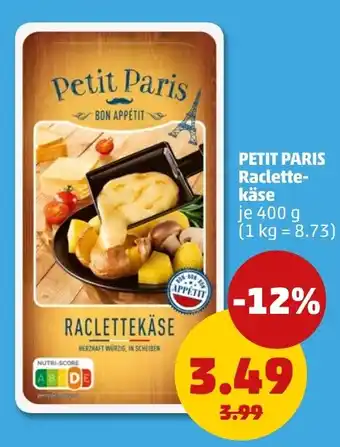 PENNY PETIT PARIS Raclettekäse Angebot