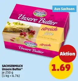 PENNY SACHSENMILCH Unsere Butter Angebot