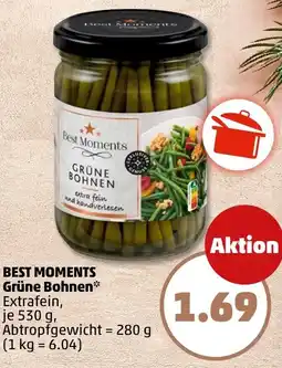 PENNY BEST MOMENTS Grüne Bohnen Angebot