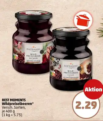 PENNY BEST MOMENTS Wildpreiselbeeren Angebot