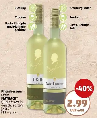 PENNY Rheinhessen/ Pfalz MAYBACH Angebot