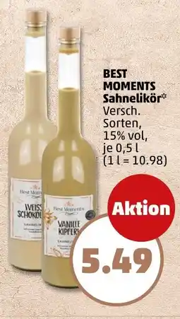 PENNY BEST MOMENTS Sahnelikör Angebot