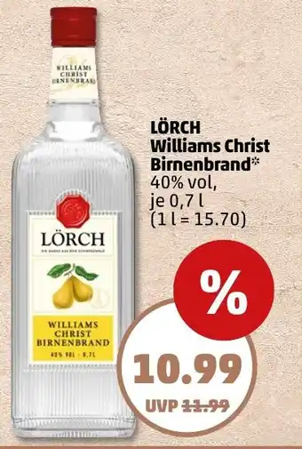 PENNY LÖRCH Williams Christ Birnenbrand Angebot