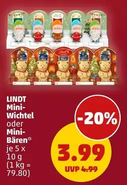 PENNY LINDT Mini- Wichtel oder Mini- Bären Angebot