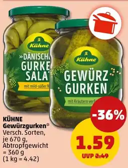 PENNY KÜHNE Gewürzgurken Angebot