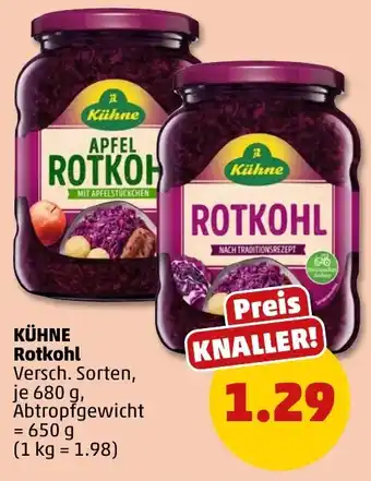 PENNY KÜHNE Rotkohl Angebot