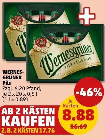 PENNY WERNES- GRÜNER Pils Angebot