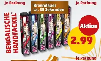 PENNY Bengalische handfackel Angebot