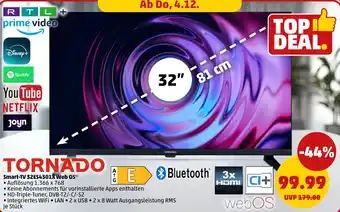 PENNY TORNADO Smart-TV 32ES4301X Web OS Angebot