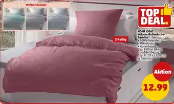 PENNY HOME IDEAS Velours-Bettwäsche-Garnitur Angebot