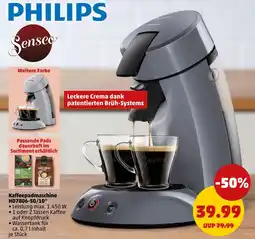 PENNY PHILIPS Sensee Kaffeepadmaschine HD7806-50/10 Angebot
