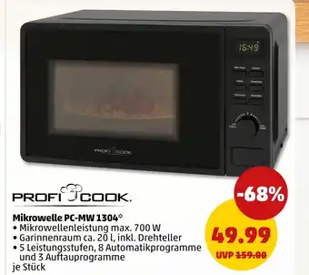 PENNY PROFI COOK Mikrowelle PC-MW 1304 Angebot