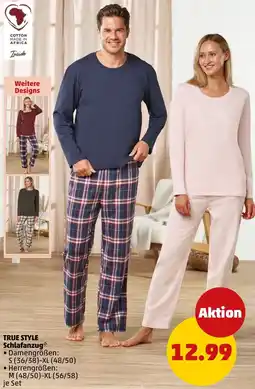 PENNY TRUE STYLE Schlafanzug Angebot