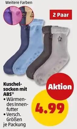 PENNY Kuschel- socken mit ABS Angebot
