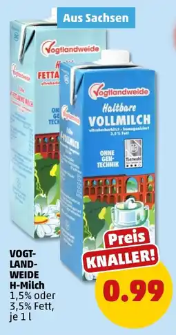PENNY VOGT- LAND- WEIDE H-Milch Angebot