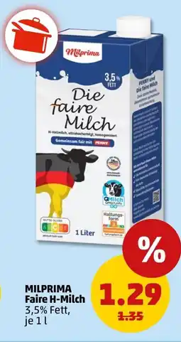 PENNY MILPRIMA Faire H-Milch Angebot