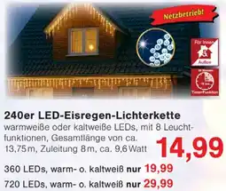 Wiglo Wunderland 240er LED-Eisregen-Lichterkette Angebot