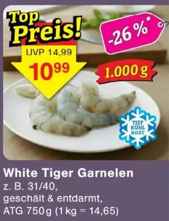 Wiglo Wunderland White Tiger Garnelen Angebot
