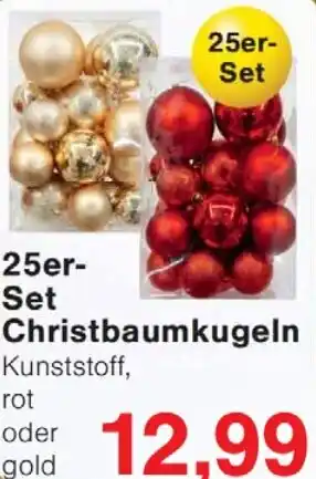 Wiglo Wunderland 25er- Set Christbaumkugeln Angebot