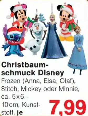 Wiglo Wunderland Christbaumschmuck Disney Angebot