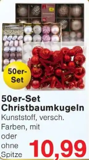 Wiglo Wunderland 50er-Set Christbaumkugeln Angebot