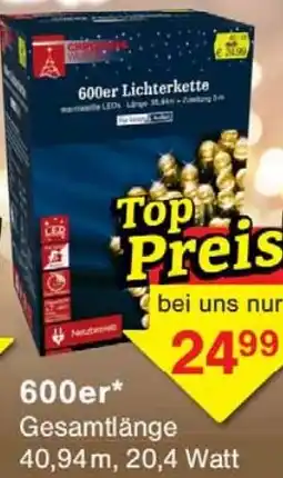 Wiglo Wunderland 600er Lichterkette Angebot