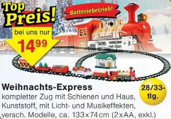 Wiglo Wunderland Weihnachts-Express Angebot
