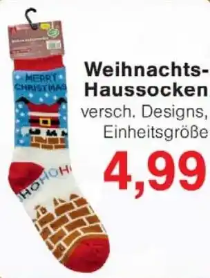 Wiglo Wunderland Weihnachts- Haussocken Angebot
